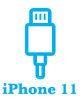 Замена шлейфа синхронизации и зарядки iPhone 11