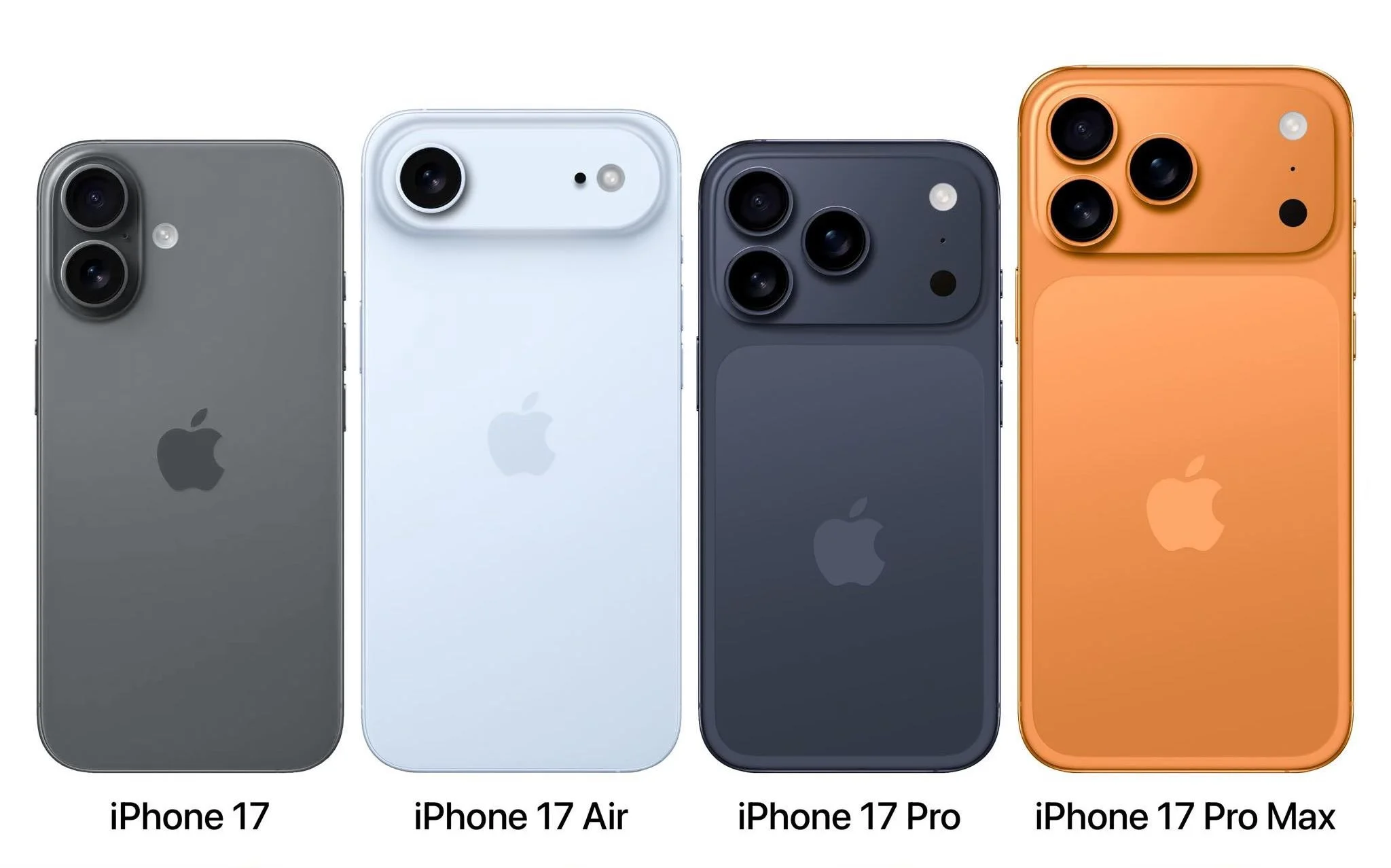 вся линейка iPhone 17